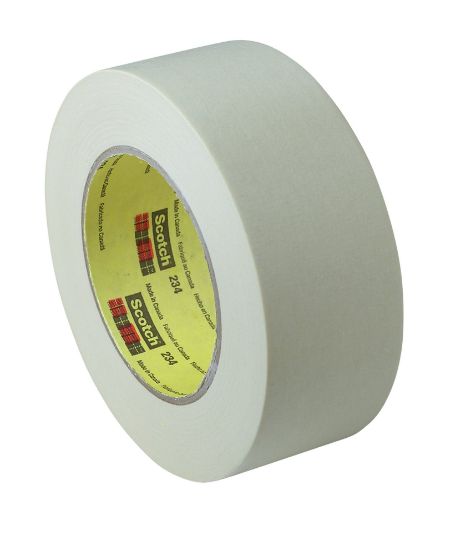 Picture of 3M™ Masking Tape 234  Tan  1"X60Yd 5.9 Mil Part# - 7010374395