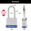 Picture of Master Lock® 4 Pin Cylinder Pad Lockno. 3 Keyed Different Part# - 3Dlf