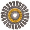 Picture of Dewalt® 4"X5/8"-11 Full Cable Twist Wire Wheel Carbo Part# - Dw4930