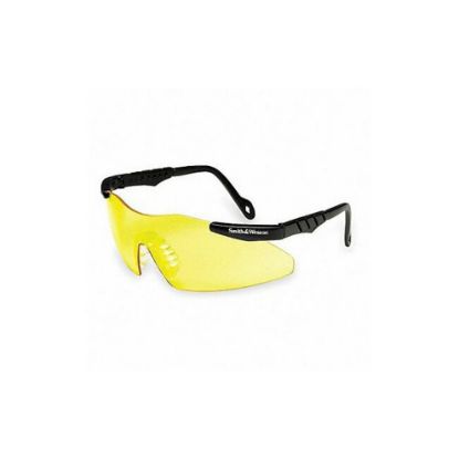 Picture of Smith And Wesson S&W Magnum 3G Safety Glasses Black Frame Yellow Part# - 19826