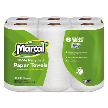 Picture of Marcal Paper Mrc6181Ct Towel Maxi Roll 24Rl/Ct Part# - Mrc6181Ct