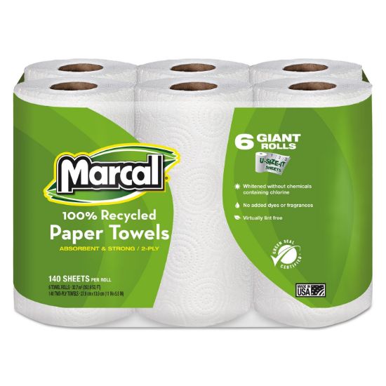 Picture of Marcal Paper Mrc6181Ct Towel Maxi Roll 24Rl/Ct Part# - Mrc6181Ct