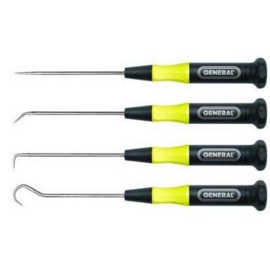 Picture of General Tools 4Pc Precision Probe Set Part# - 60004