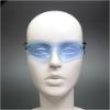 Picture of Mcr Safety Rubicon Metal Temple Safety Glasses Lt Blue Af L Part# - T4113Af