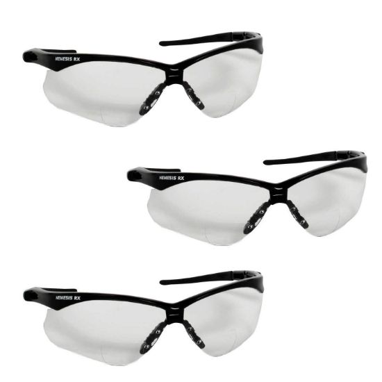 Picture of Kleenguard™ Nemesis Rx 1.0 Diopter Glass Black Frame 3013305 Part# - 28618