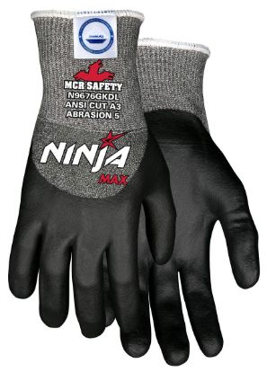 Picture of Mcr Safety Ninja X 15 Gauge Black Nylon/Spandex Shell Part# - N9676Gkdxl