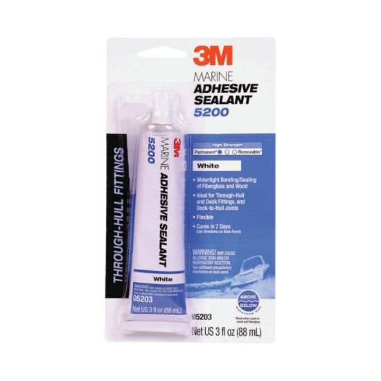 Picture of 3M™ Marine Adhesive Sealant5200 1 Oz Tube White Part# - 7010325697