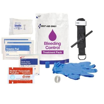 Picture of First Aid Only® Bleeding Control Treatment Pack Part# - 91166