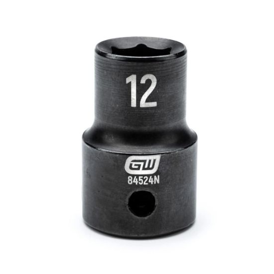 Picture of Gearwrench® 1/2" Drive 6 Point Stanimpact Met Socket 12Mm Part# - 84524N