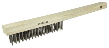 Picture of Weiler® Economy Hand Wire Scratch Brush .012Ss Ech-48Ss Part# - 25202