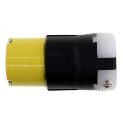 Picture of Eaton Crouse-Hinds Conn Locking 125V 2P3W 20A Cc-Yellow Part# - Ahcl520C