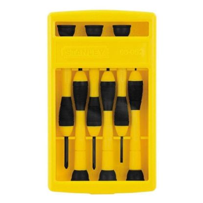 Picture of Stanley® 6 Piece Precision Screwdriver Set Part# - 66-052