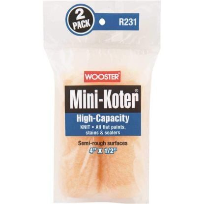 Picture of Wooster 4" Mini-Koter Knit 1/2"Nap 2-Pk Mini Rollers Part# - 00R2310040