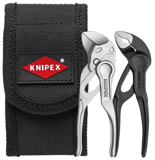 Picture of Knipex 2 Pc Mini Pliers Set Xsin Belt Pouch Part# - 002072V04Xs