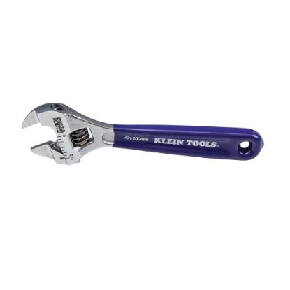 Picture of Klein Tools Slim-Jaw Adjustable Wrench  4" Part# - D86932