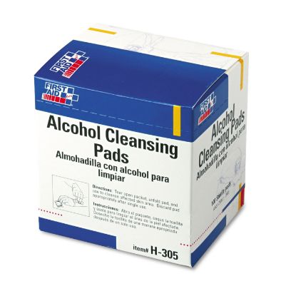 Picture of First Aid Only® Alcohol Wipes 100/Box Part# - H305