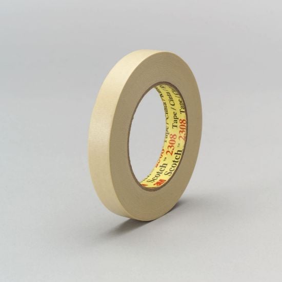 Picture of 3M™ Scotch Masking Tape 2308Natural 24Mm X 55M Part# - 7000123879