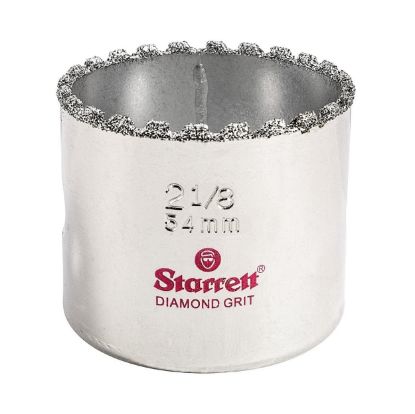 Picture of L.S. Starrett Diamond Grit Hole Saw  2-1/8" - 54Mm Diameter Part# - Kd0218-N