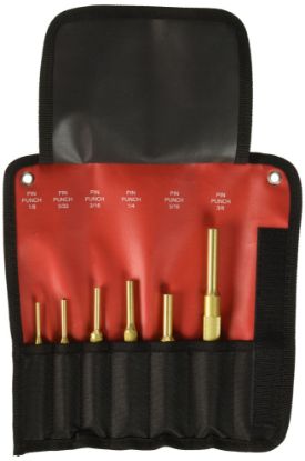 Picture of Mayhew™ Tools P Pc Brass Pin Punch Set Part# - 67007