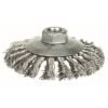 Picture of Weiler® 4-1/2" Knot Wire Bevel Brush .020" Ss 5/8-11 Ah Part# - 13486