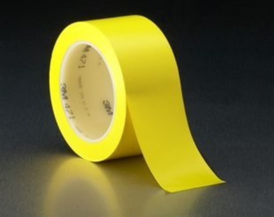 Picture of 3M™ 3M Vinyl Tape 471  Yellow  1 1/2 In X 36 Yd  5.2 Part# - 7000047469