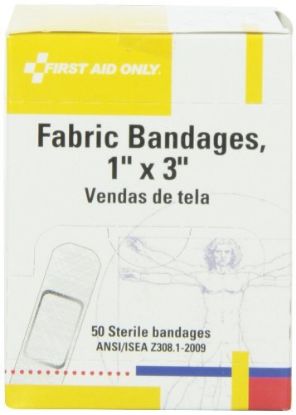 Picture of First Aid Only® 1"X3" Heavy Woven Fabricbandages Part# - G121