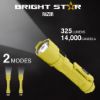 Picture of Bright Star Razor Flashlight Ylw  3-Aa Led Intrin Safe 325L Part# - 60160