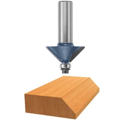 Picture of Bosch Power Tools 45Deg. Chamfer Router Bit 1/2"Shank Part# - 85597M