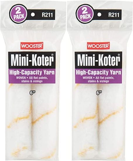 Picture of Wooster 6" Mini-Koter Poly Yarn2-Pk Mini Rollers Part# - 00R2110060