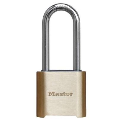 Picture of Master Lock® 2In Resettable Combo Brass Padlock  2 In Shackle Part# - 975Dlhcom