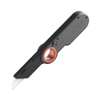 Picture of Slice Slice Folding Utility Knife  Black/Orange Part# - 10562