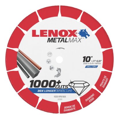 Picture of Lenox® Lenox Diam Cutoff Wh Ch10" X 5/8"  Chop Saw Part# - 1972926