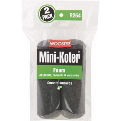 Picture of Wooster 4" Mini-Koter Foam 2-Pkmini Rollers Part# - 00R2640040