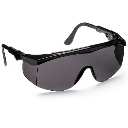 Picture of Mcr Safety Tomahawk Black Frame Grey Lens Safety Gls Part# - Tk112