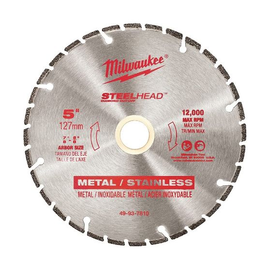 Picture of Milwaukee® Tool 5" Steel Cutting Diam Blade Part# - 49-93-7810