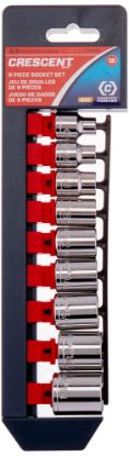 Picture of Crescent® Socket Set9Pc3/8" Drive12Ptsae Part# - Csas4N 