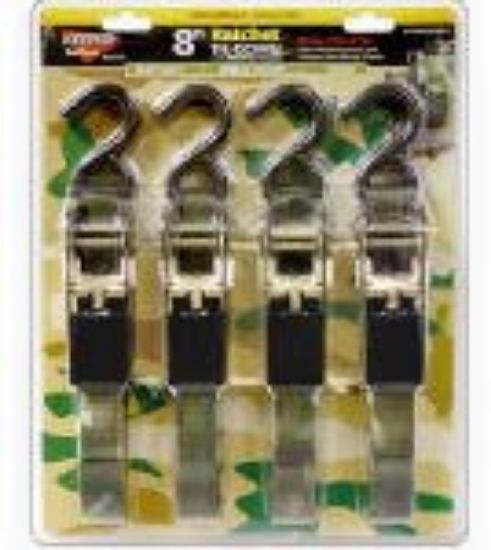 Picture of Keeper 8' Camo Ratchet Tie Down1200Lb Part# - 03508-V