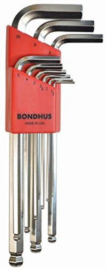 Picture of Bondhus® St/9 Briteguard Pl Ballend L-Wrenches 1.5-10Mm Part# - 16999