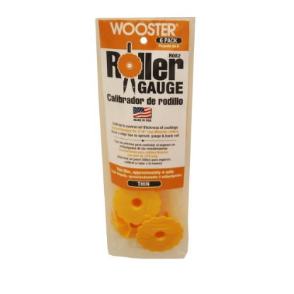 Picture of Wooster Roller Gauge Thin Film Yellow 6-Pk Part# - 00R0820000