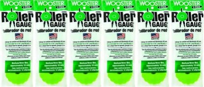 Picture of Wooster Roller Gauge Medium/Thick Film Green 6-Pk Part# - 00R0800000