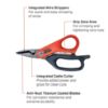 Picture of Crescent/Wiss® Pro Shear Electrician Data Titanium Part# - Cw5T