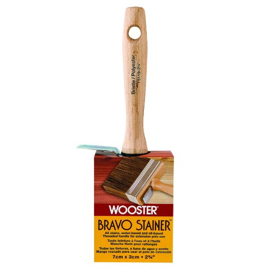 Picture of Wooster 2-3/4" Bravo Stainer Bristle/Poly Part# - 0F51190026