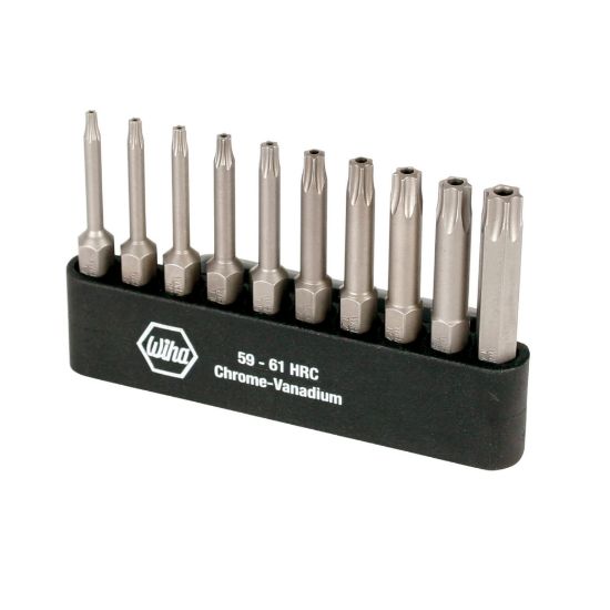 Picture of Wiha Tools Torx Power Bit Belt Pack10 Piece Set With Holde Part# - 74985