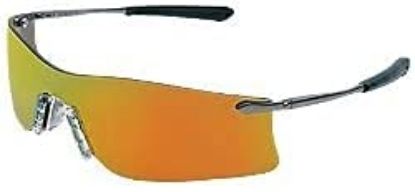 Picture of Mcr Safety Rubicon Metal Temple Safety Glasses Fire Lens Part# - T411R