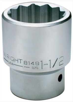 Picture of Wright Tool 2-1/4" 1"Dr 12Pat Std Socket Part# - 8172