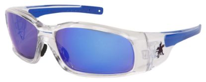 Picture of Mcr Safety Swagger Safety Glasses Clear Frame Blue Lens Part# - Sr148B