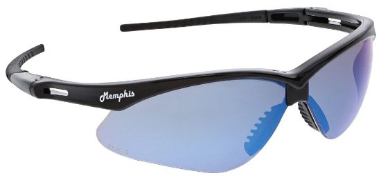 Picture of Mcr Safety Memphis Mp1 Black Frame Blue Mirror Part# - Mp118