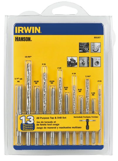 Picture of Irwin® S-112C Drill & Tap Set Part# - 80187