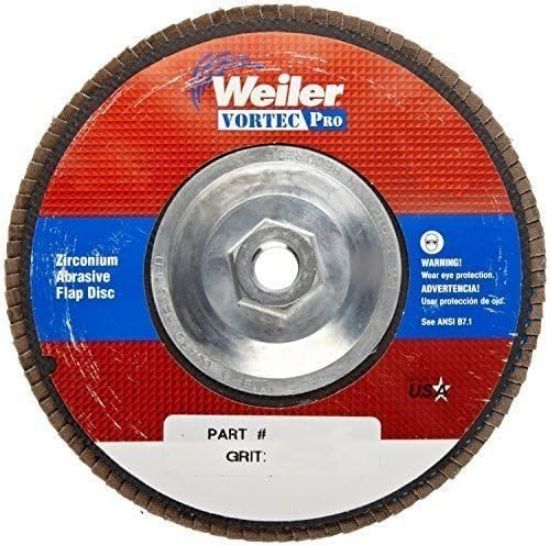 Picture of Weiler® 7" Wolv Angled Phenolicbacking 40Z 7/8 Arb Hole Part# - 31362