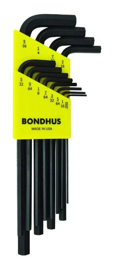 Picture of Bondhus® Hlx 12 Champered L-Wrench Set 050-5/1 Part# - 12136